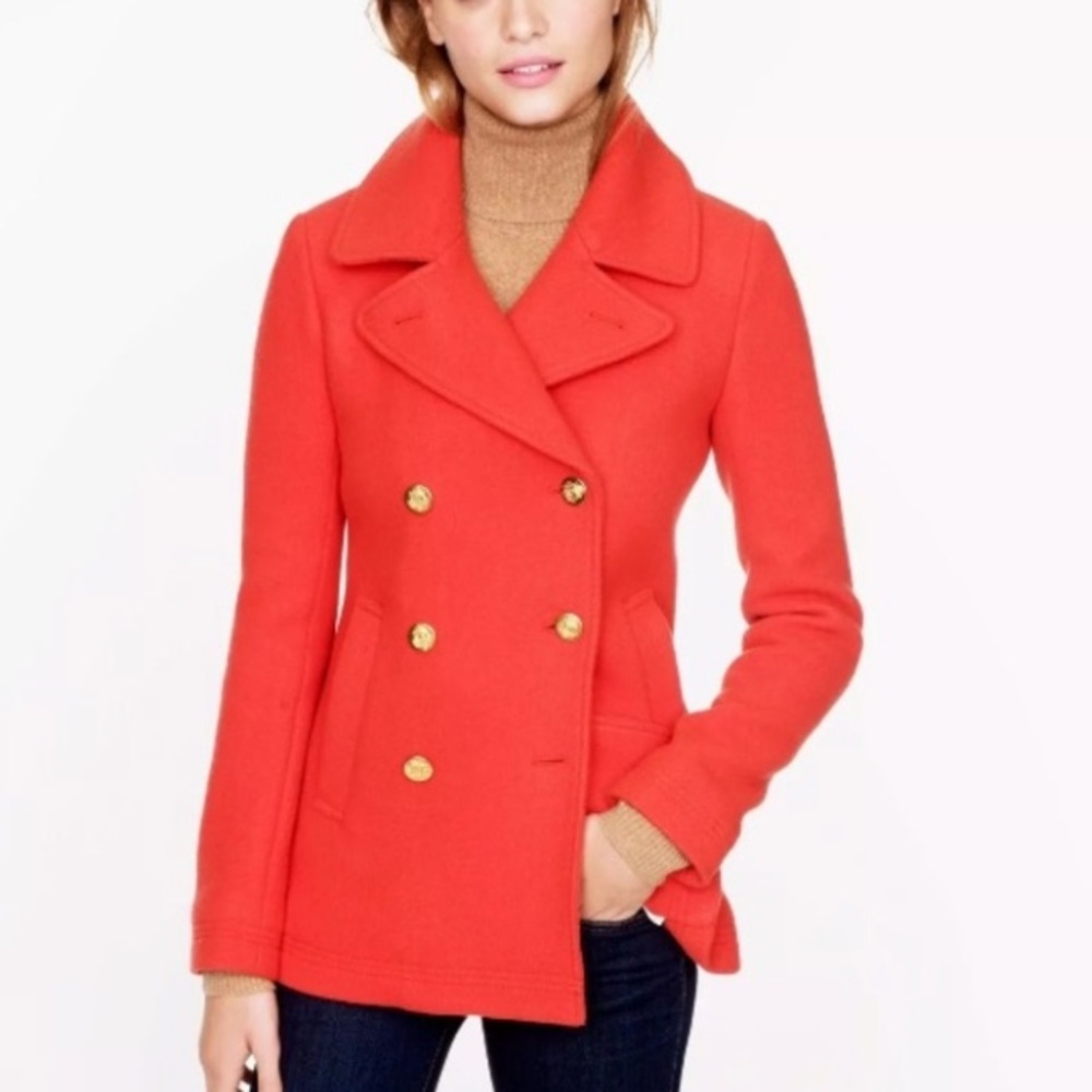 JCrew Nello Gori Stadium Cloth Coat Size Zero. Excellent condition.